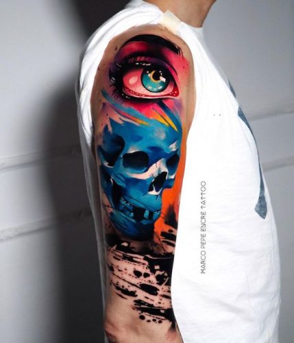 Bold and Brilliant: 18 Color Tattoo Ideas for Men