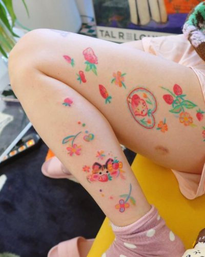 20 Ideas Back of Leg Tattoo Women for