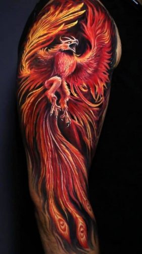 20 Rising Phoenix Tattoo Ideas
