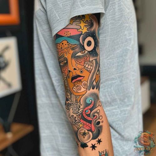 Explore 20 Unique Surrealist Tattoo Ideas for : Imaginative and Captivating Designs