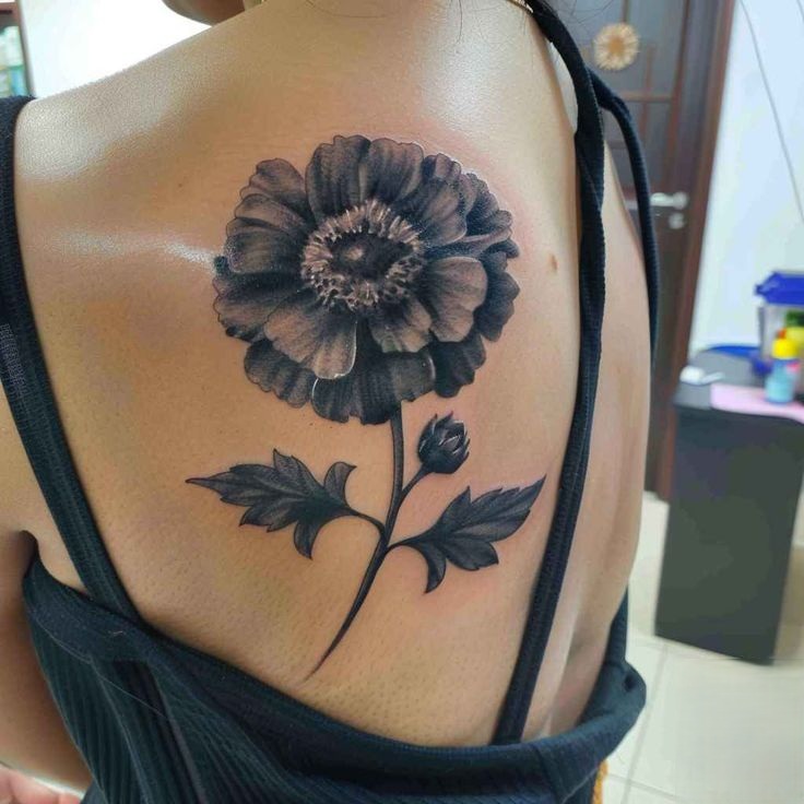 26 Marigold Tattoo Ideas for Every Style Fineline, Realistic, Black and White, Traditional, and Color Designs