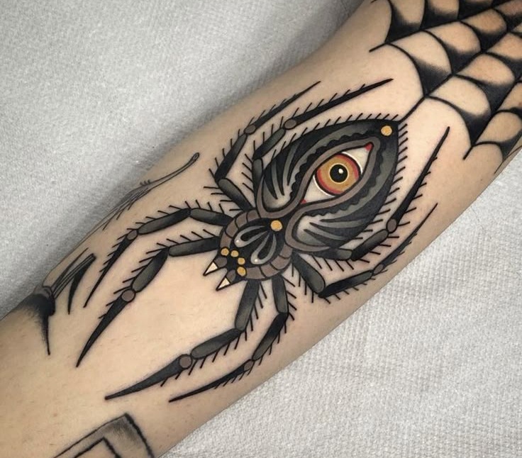 26 Ideas Spider Tattoo: Cool, Creepy, and Incredibly Creative Ink Designs
