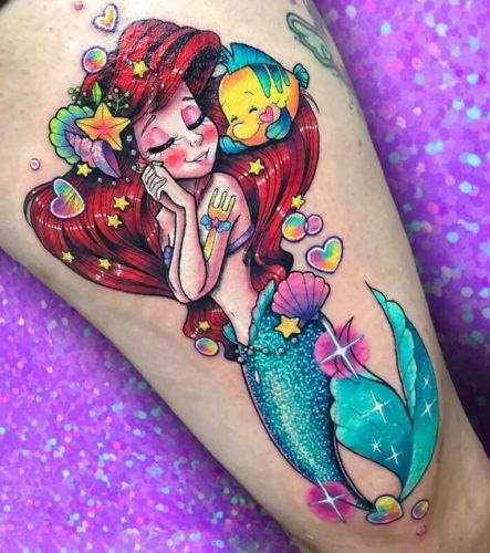 22 Colorful Tattoo Ideas for Women
