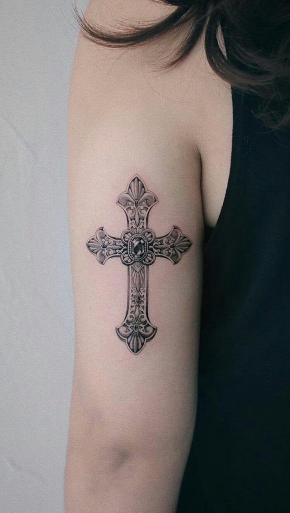 26 Unique Cross Tattoo Designs for : Ideas for Men & Women