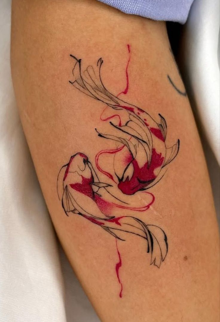 Explore 28 Unique Koi Fish Tattoo Ideas for : Minimalist, Japanese Style, Yin Yang, Fine Line