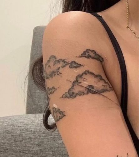 The Art of Cloud Tattoos: 22 Heavenly Designs for
