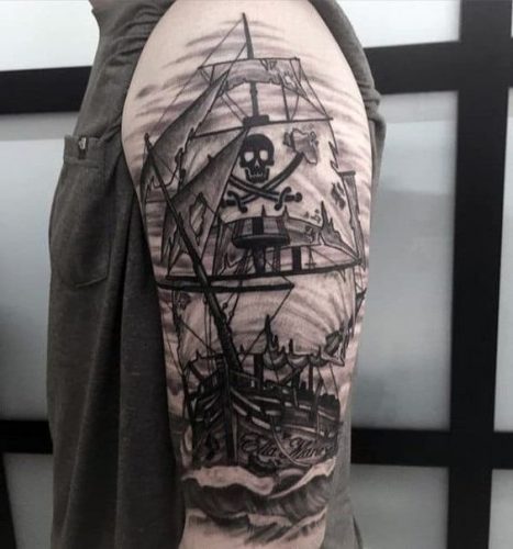 17 Pirate-Themed Tattoo Sleeve Ideas