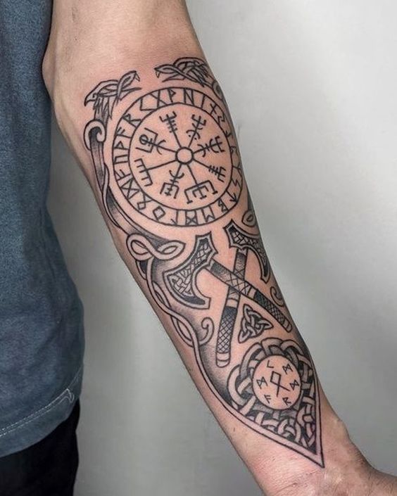 Explore 21 Viking Tattoo Ideas for Men: Discover Traditional & Modern Norse Mythology Designs