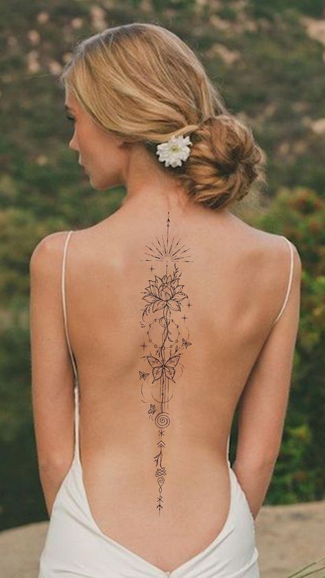 27 Ideas for Spine Tattoos for Women in : Elegant, Meaningful, and Unique Designs