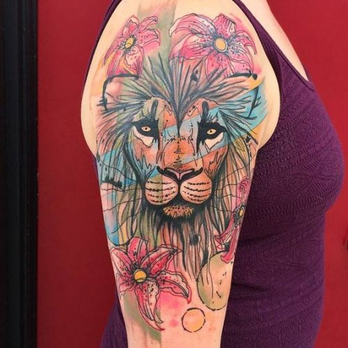 21 Shoulder Lion Tattoo: Showcase Power and Beauty
