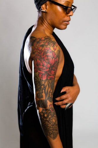 Bold 19 Color Tattoo Ideas for Black Skin