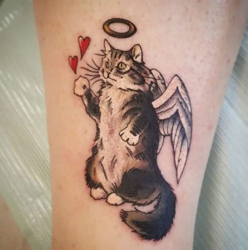 24 Cat Portrait Tattoo Ideas