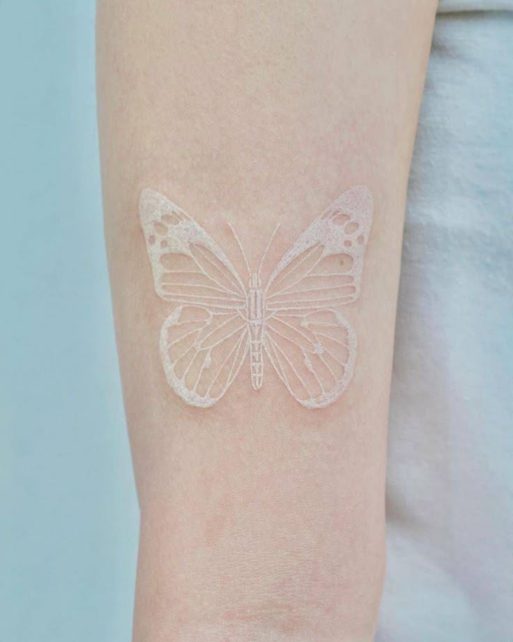 27 White Tattoo Ideas for Women and Men Aesthetic Designs on Dark Skin and More