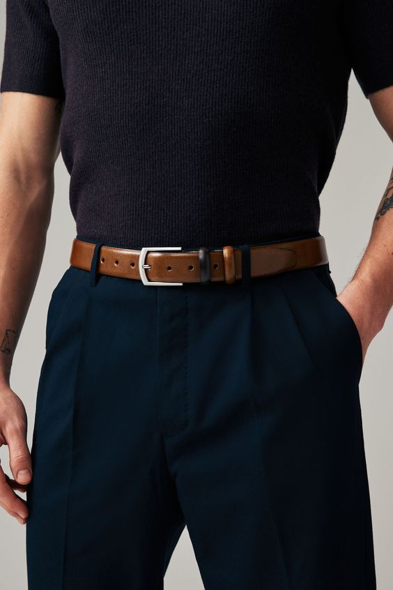 22 Stylish Belt Outfits for Men in : From Classic Leather to Bold Chains – Elevate Your Style