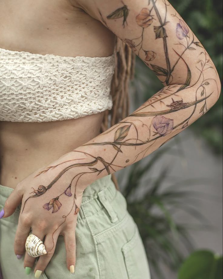 Discover 21 Ethereal Tattoos for : Stunning Sleeve, Spine & Hand Designs for Men & Women
