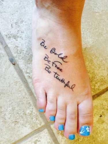 27 Handwriting Tattoo Ideas