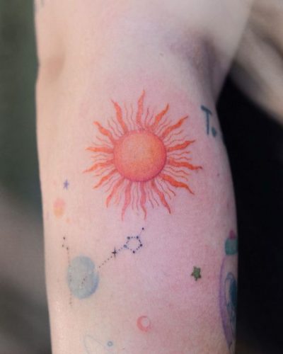 Explore 16 Stunning Sun Tattoo Ideas for : Inspiration for Unique and Symbolic Designs – Discover Now!