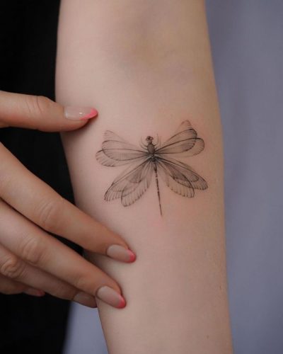 Discover 24 Ideas Unique Dragonfly Tattoo Designs for