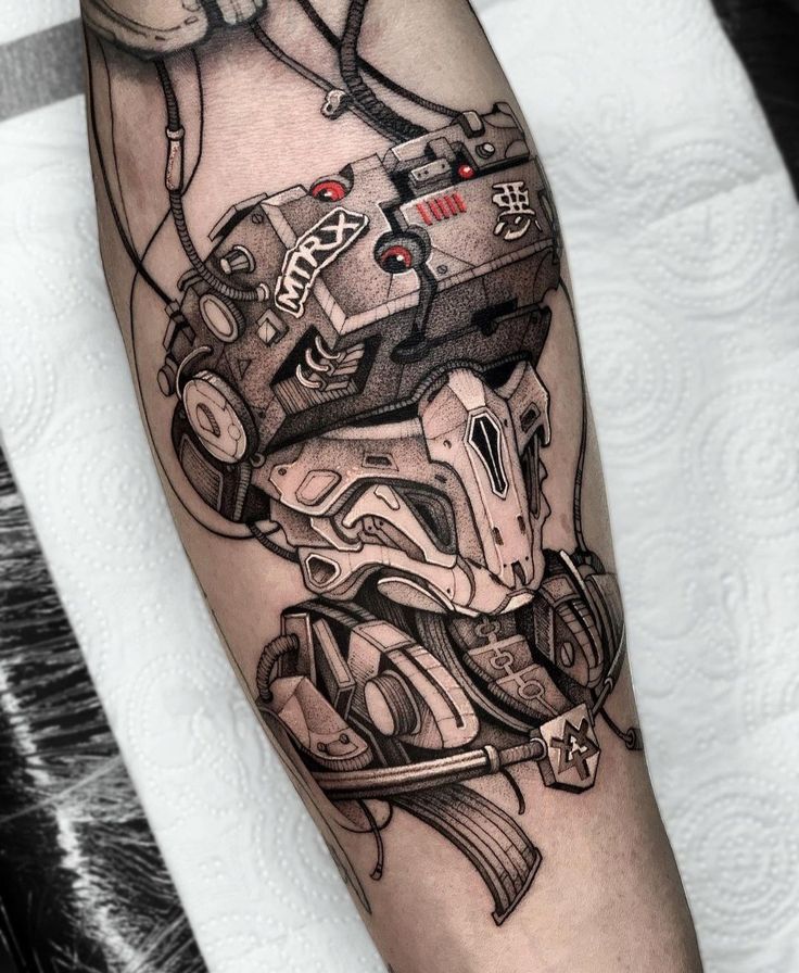 30 Cyberpunk Tattoo Ideas with Arm, Sleeve, Hand, and Back Designs