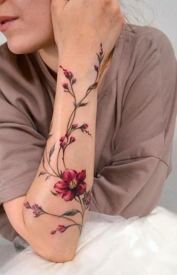 29 Flower Tattoo Ideas For Women And Men With Designs, Stencils, Gothic And Sleeve Drawings