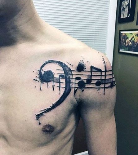 Melodic Ink 25 Music-Inspired Tattoo Ideas for Men