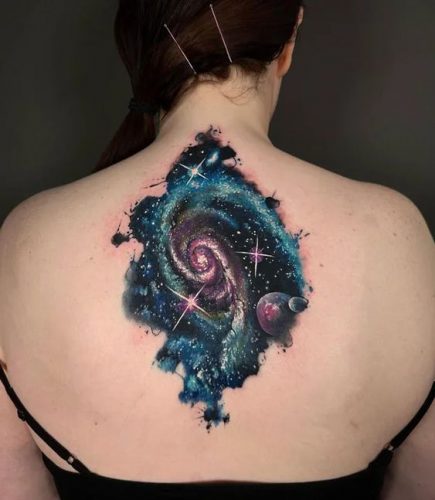 Discover the Best Galaxy Tattoo Designs for : Inspirational Ideas for Cosmic Body Art