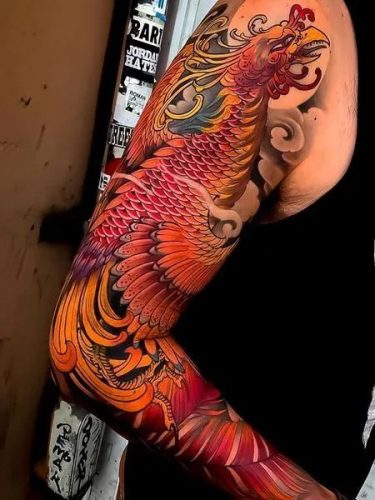 20 Rising Phoenix Tattoo Ideas