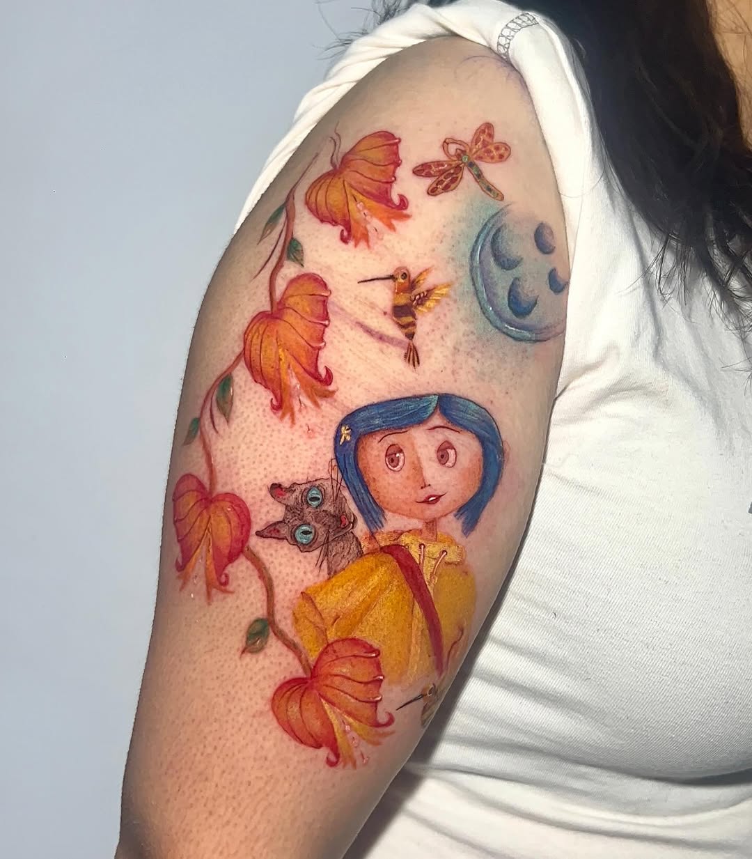 30 Coraline Tattoo Ideas: From Button-Eyed Whimsy to Dark Fairytale Ink