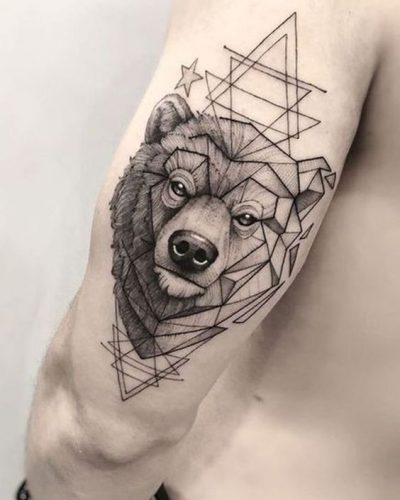 Explore 20 Unique Bear Tattoo Designs: From Whimsical and Colorful to Minimalist and Traditional