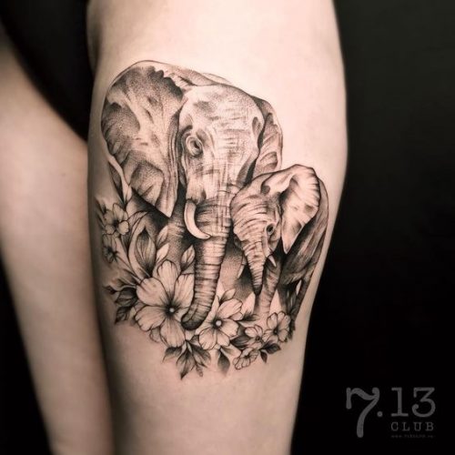 19 Family Elephant Tattoo Ideas
