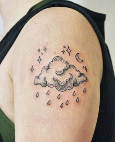 The Art of Cloud Tattoos: 22 Heavenly Designs for