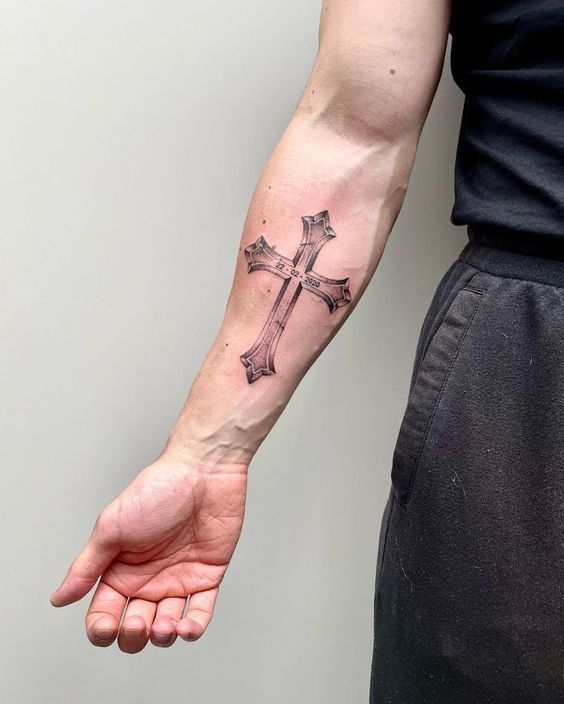 26 Unique Cross Tattoo Designs for : Ideas for Men & Women