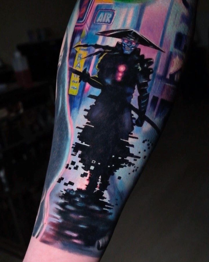 30 Cyberpunk Tattoo Ideas with Arm, Sleeve, Hand, and Back Designs