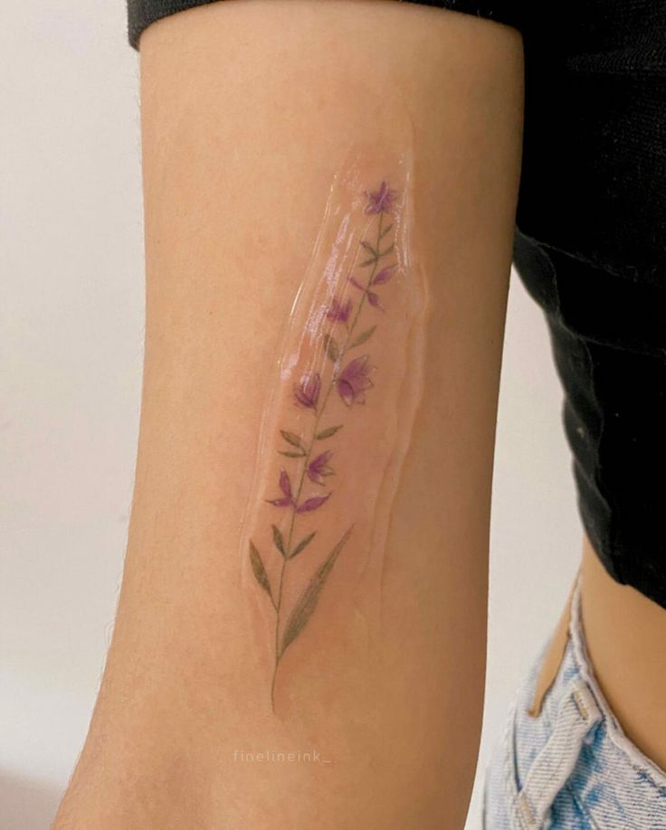 29 July Birth Flower Tattoo Ideas Fine Line, Spine, Arm, Shoulder & Sleeve Designs