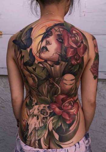 24 Full Back Piece Tattoos for Women Ideas: Bold and Beautiful Ink Art