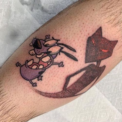 18 Courage the Cowardly Dog Tattoo Ideas