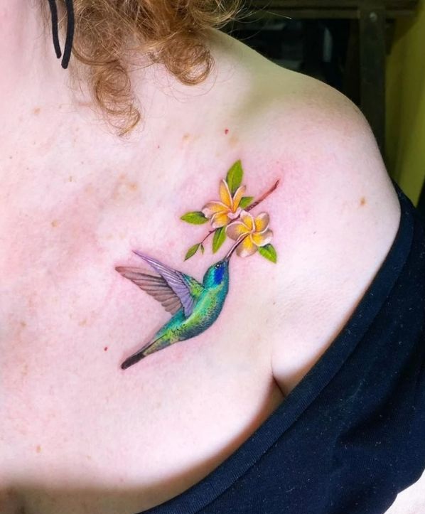 27 Stunning Hummingbird Tattoo Ideas for : Realistic, Minimalist, Geometric & Colorful Designs