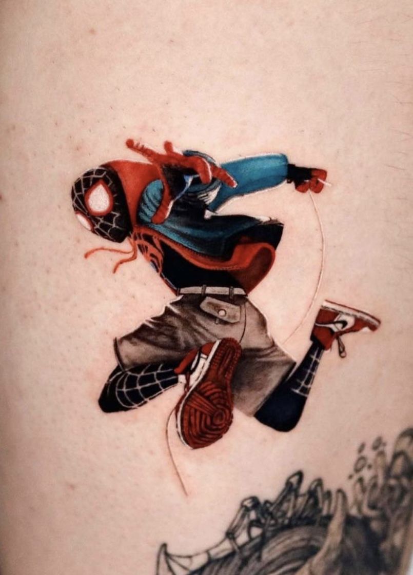 29 Spiderman Tattoo Ideas for Guys Best Arm, Leg, Chest, Back, Hand & Sleeve Designs