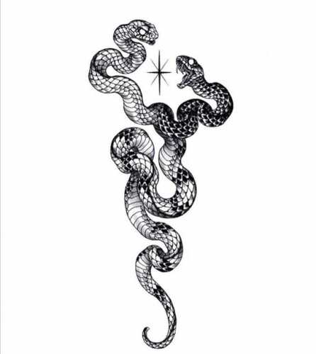 15 Captivating Snake Tattoo Sketch Ideas
