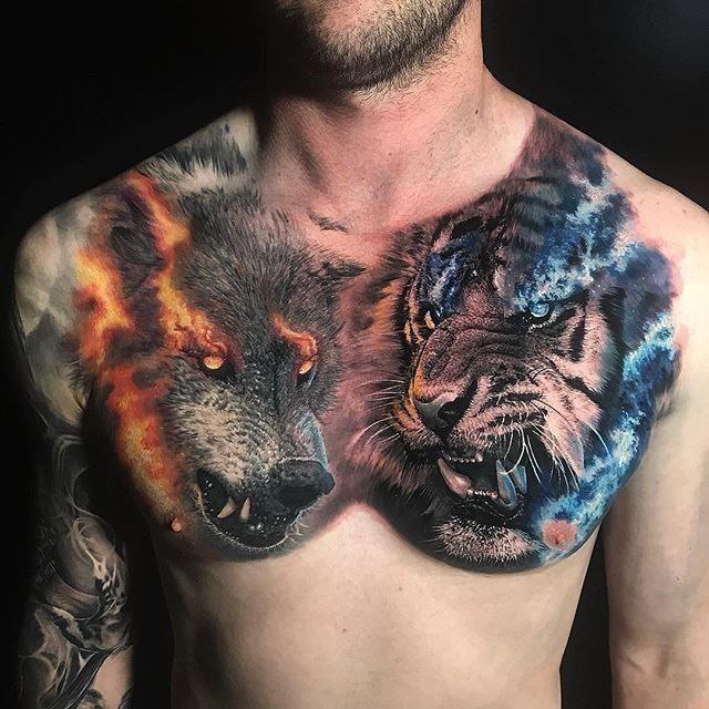 Explore 24 Stunning Realistic Wolf Tattoos for : Top Design Ideas for Forearm, Shoulder, Chest, and More