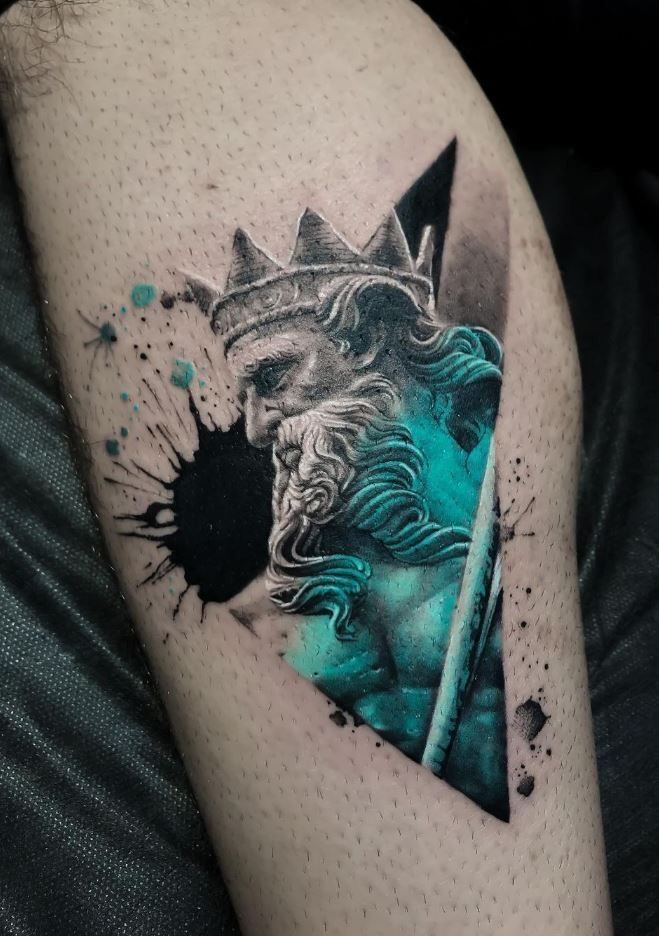 26 Zeus Tattoo Ideas for Sleeve, Forearm, and Full Back Designs with Greek Gods Mythology