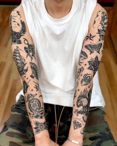 The Art of Ink: 20 Exquisite Tattoo Sleeve Filler Ideas for