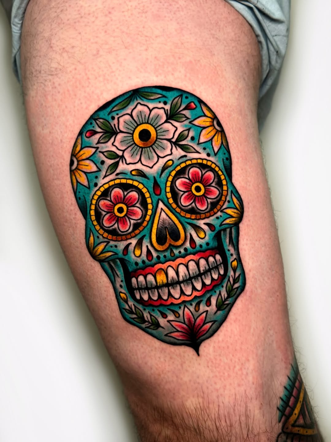 27 Sugar Skull Tattoo Designs for Women and Men Color, Black & White, Tiny
