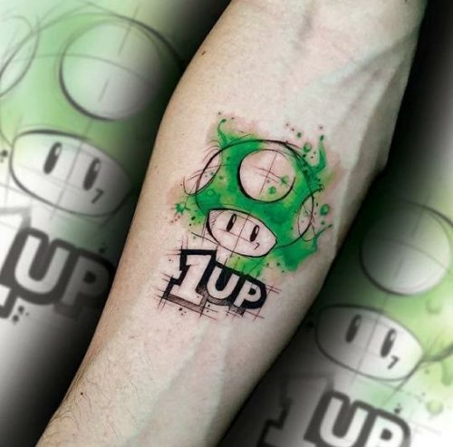 Explore 19 Unique Super Mario Tattoo Designs to Celebrate Your Love for the Iconic Game in