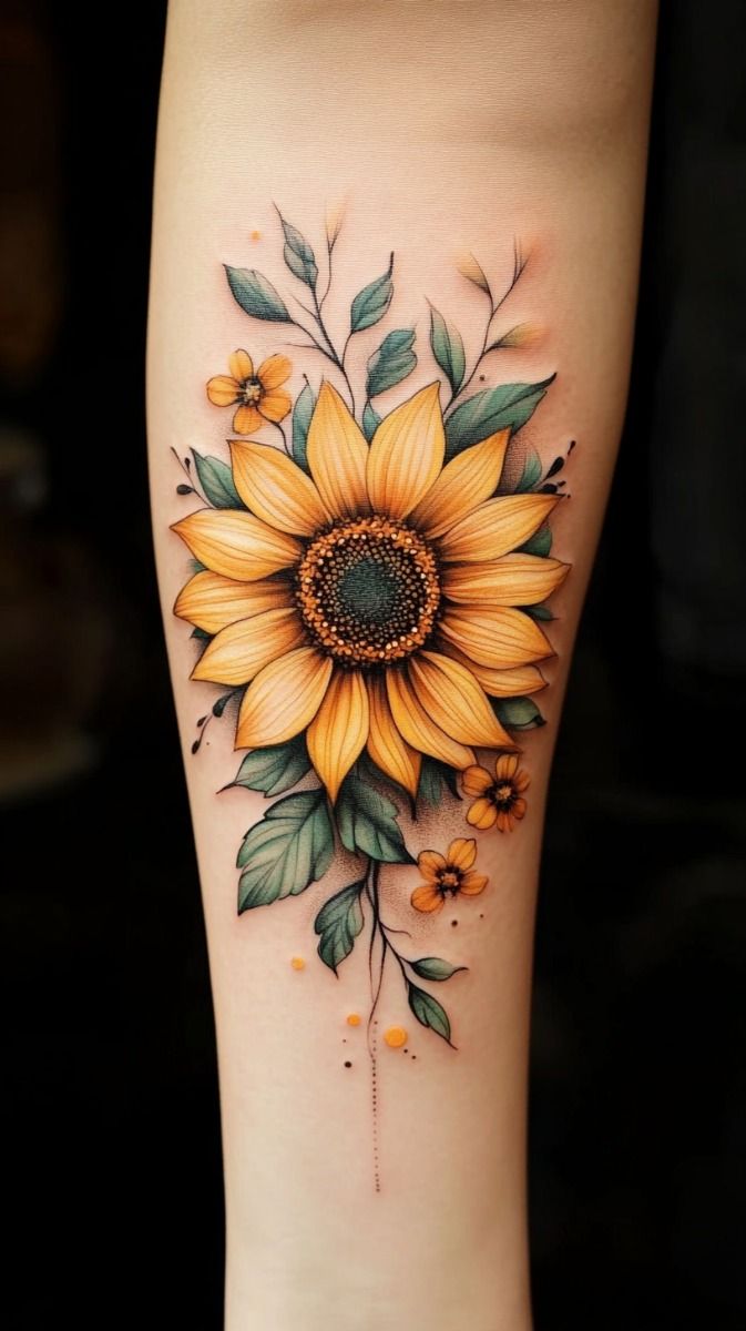 24 Ideas for Sunflower Tattoos in : Unique and Stunning Designs for Every Style