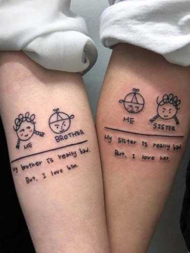 28 Brother-Sister Tattoo Ideas