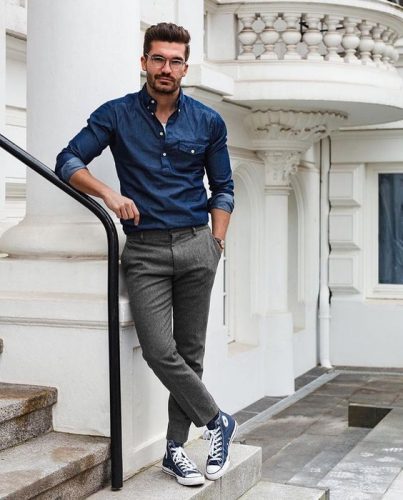 s Trendsetting: 18 Mens Sneakers with Dress Pants Stylish & Versatile Looks