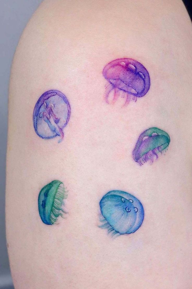 30 Jellyfish Tattoo Designs with Meaning and Style Flowing