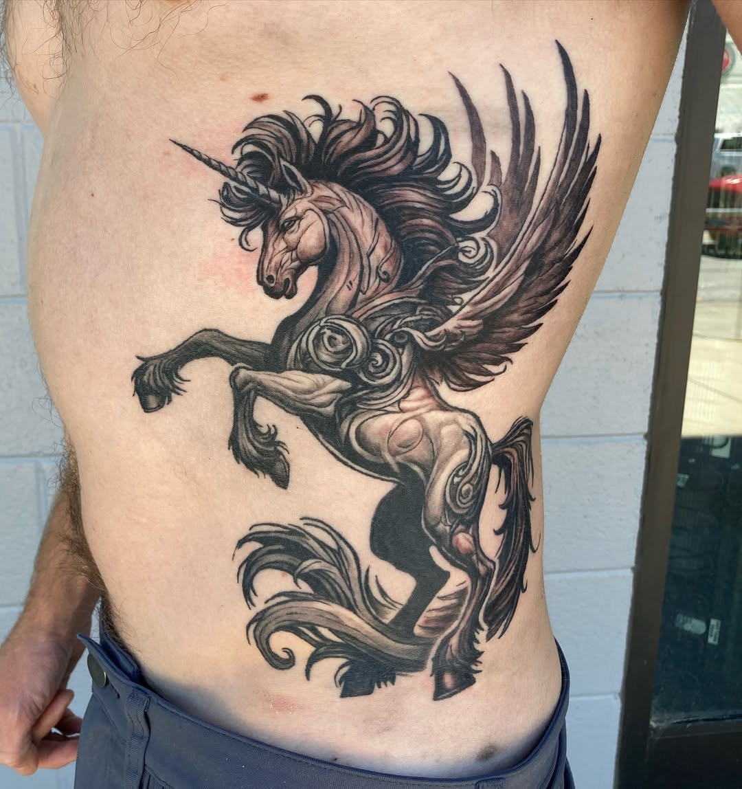 28 Unicorn Tattoo Ideas: From Fine Line Magic to Rainbow Dreams