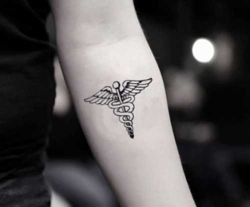 27 Caduceus Tattoo Ideas